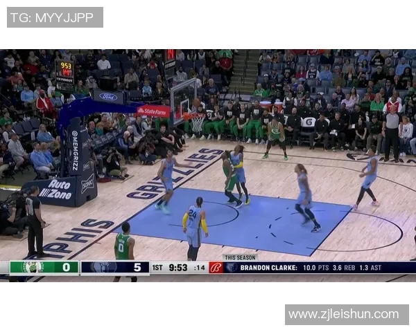 莫兰特空中折叠暴扣 灰熊胜凯尔特人